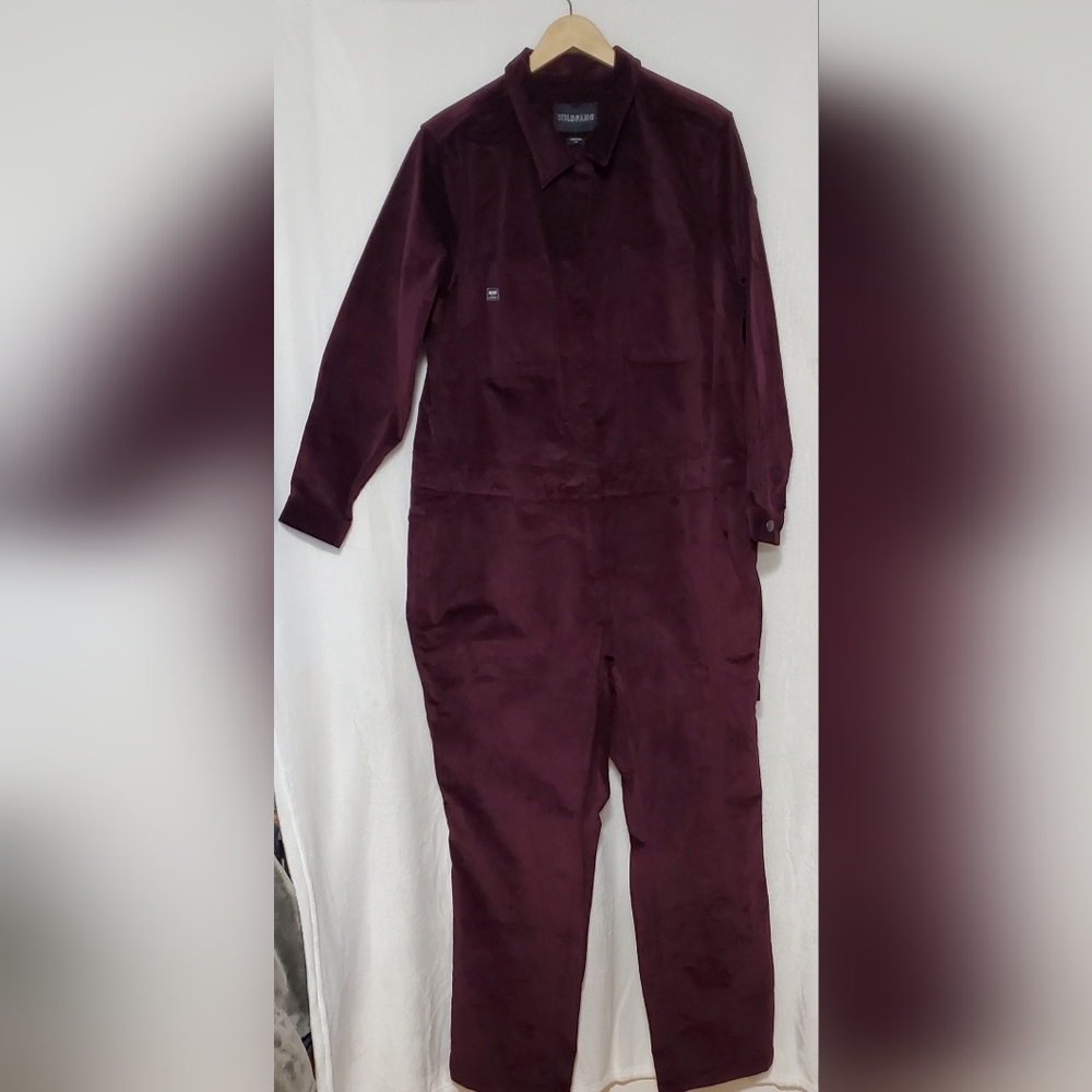 WILDFANG The Essential Long Sleeve Corduroy Coverall Size 1X